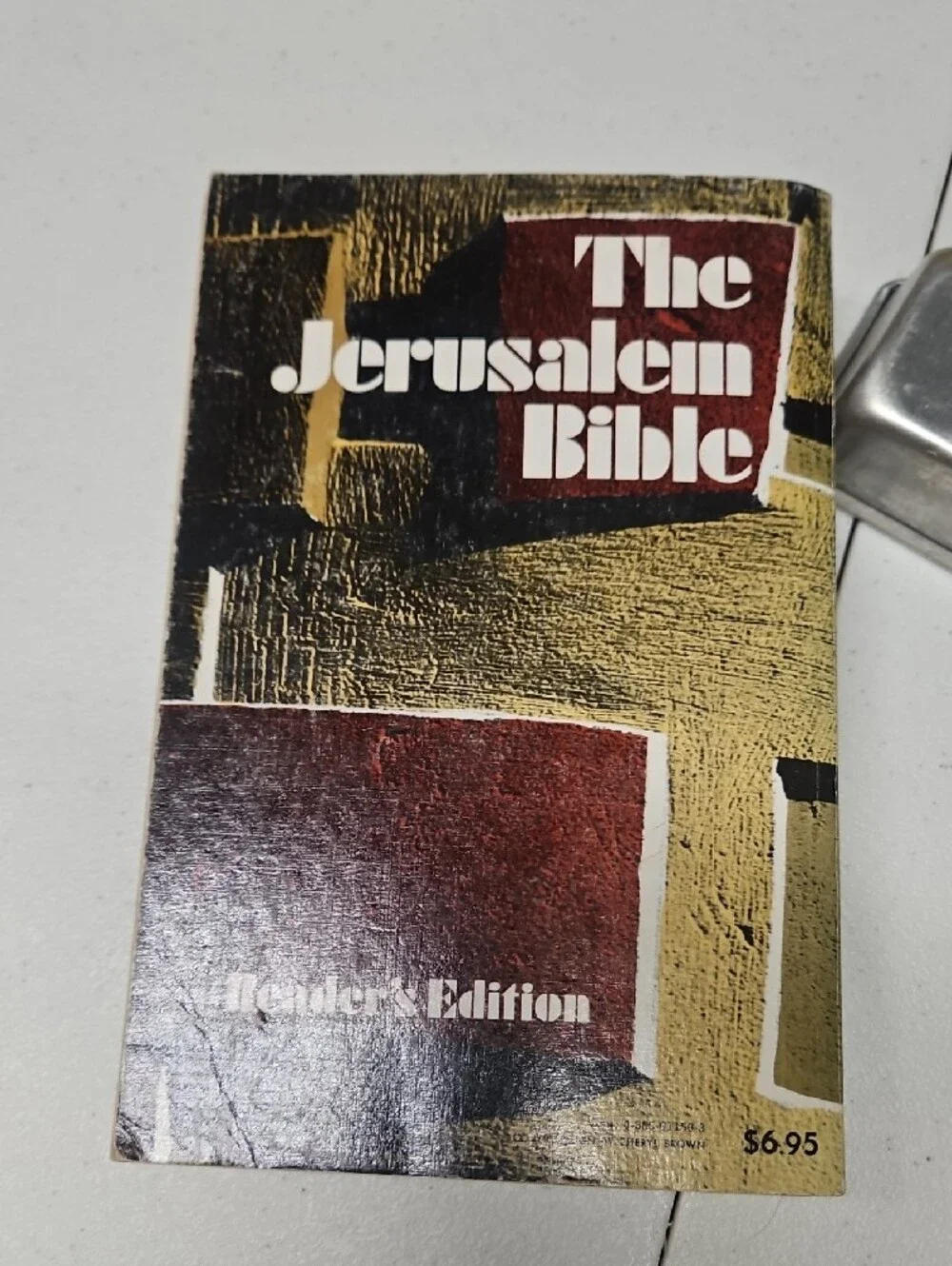 The Jerusalem Bible Reader's Edition - Olive Green & Brown Cover